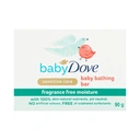 DOVE BABY 90G BATHING BAR FRAGRANCE FREE image 0