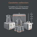 Tower Cavaletto Manual Microwave - Grey & Rose Gold, 20L, 800W, with 5 Power Levels & 35 Minute Timer, T24038RGG image 8