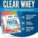 Applied Nutrition Clear Whey Protein Nutrition Powder Strawberry & Lime Flavour - 875g image 2