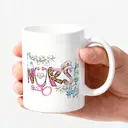 Alphynix 1pc 11oz White Mug with Creative "NURSE #life" Design Featuring Stethoscope & Band-Aids, Perfect Nurse's Day Gift image 2