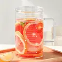 BJ Tasse à Thé en Verre 1000ml avec Marques de Graduation image 2