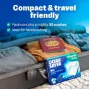OceanSaver Eco Laundry Detergent Sheets | Bio | Eco-Friendly, Biodegradable & Freshly Scented | Zero-Waste & Removes Tough Stains | Vegan, Plastic & Cruelty-Free | Plant Based Formula (30 Washes) image 6