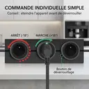 Dpower Rail d'alimentation Black Power (500 mm / 700 mm) – Lauréat des prix iF et Red Dot 500mm+quatre adaptateurs image 6