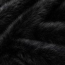 Tapis Ourson en Fausse Fourrure de Lapin Peluche Doux, 70x90 cm Tapis Shag Antidérapant, Tapis d'Appoint Mignon Noir pour Chambre d'Enfant, Chambre Bébé, Décoration de Chambre image 2