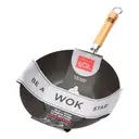 School of Wok 10.5"/27cm Pre-Seasoned Carbon Steel Wok image 2