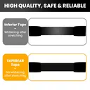 TAPEBEAR Lot de 10 rubans isolants noir - 19 mm x 20 m image 3