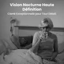 REOLINK E321 Caméra WiFi intérieure motorisée 3MP Super HD - Blanc image 8