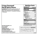 Taokaenoi Crispy Seaweed - Hot & Spicy 32g image 3