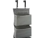 Essentials by Premier Grey Polyester Over Door Hanging Organiser image 2