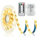VIVREAL LED-Streifen 3 m, 180 LEDs, warmweiß, 5 V, IP65 wasserdicht, HM-3-60, mit Fernbedienung, Neujahrssale, Top-Geschenkideen image 0