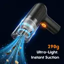ATSHARK Handheld Vacuum Cleaner, Mini Portable Cordless Vacuum, 3000Pa Strong Suction, USB Rechargeable, for Car, Home and Office, H2216-1, Black image 6