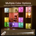 Homelist Lot de 6 spots LED RGB avec détecteur de mouvement, avec télécommande, lampe de chevet LED sans fil et rechargeable, pour murs, escaliers, cuisine, placards, sous meuble, armoires image 3