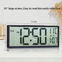 HATITANG PH-09 15" Digital Wall Clock Black image 3
