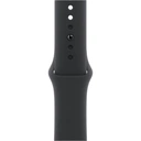 Apple Watch Series 11 GPS 42 mm, boîtier en aluminium gris sidéral, bracelet sport noir, taille S/M image 3