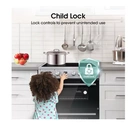 Hisense HDE3211BXUK 60cm Electric Cooker – Double Oven, Ceramic Hob, Stainless Steel, A Energy Rating image 6