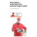 Sonnette vidéo intelligente Verbex X9 blanche avec surveillance à distance et vision nocturne haute définition. image 5