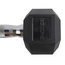 Gozone Haltère hexagonal caoutchouté avec poignée antidérapante avec surface texturée - 6,8 kg image 1