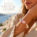 VoxorAI L8 Bracelet en quartz rose naturel artisanal - Rose amour et tendresse image 4