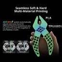 Anycubic Kobra X Multi-Color 3D Printer, 4-Color Built-in & 19-Color Expandable, 260 × 260 × 260 mm, Up to 600 mm/s High-Speed Printing, LeviQ 3.0 Auto-Leveling, AI Detection image 6