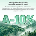 Comfee Waschmaschine 8 kg, mit Haustierhaarpflege-Programm und Dampffunktion, 16 Programme, Energieeffizienzklasse A-10%, Füllfunktion, leise und energiesparend, CF08EWP05W-HR, Weiß image 3