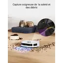 Eureka J12 Ultra Aspirateur robot avec fonction de lavage (Vidage automatique, Lavage et séchage), puissance d’aspiration de 5000 Pa, fonction de lavage rotative, double navigation LiDAR, évitement d’obstacles par IA 3D image 6