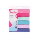 Sorbo Pack of 6 Extra Large Microfibre Cleaning Cloths, Multipurpose Cleaning Towels, Streak-free, Super Absorbent and Washable Cloth Duster Suitable for Car Cleaning, House, Kitchen, Windows image 0