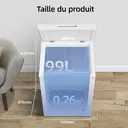 CHiQ JR99DWE Congélateur 99 L, congélation 4 étoiles, silencieux, classe énergétique E - Blanc image 2
