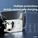 PAVAREAL K103 British standard 22.5W fully compatible white charger lightning kit image 1