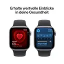 Apple Watch Series 11 GPS 42mm Space Grey Aluminiumgehäuse mit Schwarzem Sportarmband - S/M image 4