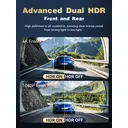 New DDPAI Z90 Pro 4K+2K Dual Dash Cam Sony STARVIS 2 IMX678 HDR Car DVR with ADAS WiFi Voice Control 64GB eMMC Support Parking Mode-2 Channel image 7