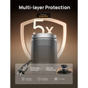 DREO Atom 318, Chauffage soufflant céramique PTC, 1500 W, économe en énergie, chaleur instantanée 2 s, oscillation 70°, minuterie 12 h, 8 protections de sécurité, télécommande image 7