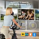 Home Fitness Vélo d’appartement | Assemblage en 30 min | Gain de place | Tableau de bord multifonction avec suivi de la fréquence cardiaque image 2