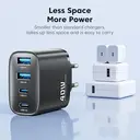 Toocki Bloc chargeur mural USB-C rapide, 40 W, 4 ports USB-C, adaptateur PD + chargeur USB multiport QC 3.0, pour iPhone 17/16/15/14/13/12 Pro Max, iPad, Galaxy S25 image 6
