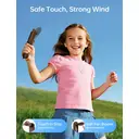 JISULIFE Life8 Plus Ventilateur portatif avec fonction batterie externe 4500 mAh et lampe de poche - Chocolat image 7