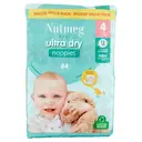 Nutmeg Baby Ultra Dry Nappies Size 4 84 Pack image 2