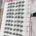 MeoMagic - Extensions de cils précollées (pinceaux non inclus) - 10 lignes - 120 pièces - F40 image 1