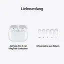 Apple AirPods Pro 3 kabellose In-Ear-Bluetooth-Kopfhörer, aktive Geräuschunterdrückung, 3D-Audio, Aufladen über USB-C image 6