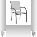 Hespéride Piazza Chaise - Galet/graphite image 1