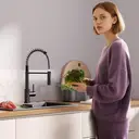 Cecipa Robinet de cuisine à ressort, pivotant à 360°, 2 modes de jet image 1