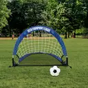 Hy-Pro Football Mini Pop Up Goal & Ball Set UEFA Champions League Blue 44x54cm image 2