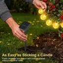 Vivreal Solar Bubble Ball String Lights – 11M (36 ft) 60 LEDs Warm White, Waterproof Outdoor Solar Fairy Lights for Garden, Patio & Holiday Decoration, New Year Sale , Top gift picks image 6