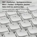 Lofree Lite84 Bürotastatur – 84 Tasten, 75% Layout, Tri-Mode-Anschluss (Bluetooth 5.4 / 2,4G / kabelgebunden), flache lineare Schalter, 2000-mAh-Akku, Volumenroller, Weiß, OE921 image 6
