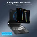 Rexsun Tablet Keyboard Case – Magnetic Floating Design, Detachable Protective Cover, Precision Trackpad for iPad Pro 11"/Air 10.9"/11", Model P11-1 (Black) image 4