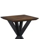 Side Table Nevada Square Parquet Walnut/Black image 3
