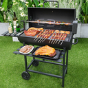 Huacan Folding board outdoor barbecue grill, courtyard grill, large portable barbecue grill, outdoor grill, American style home barbecue grill, 1 piece image 6