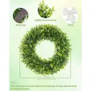 24 Inch Large Boxwood Wreath-1pcs image 6