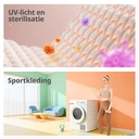 【Vakantiegeld Deal】Comfee' CD08EHP05W-HR warmtepompdroger, 8 kg, energieklasse D met warmtepomptechnologie, UV-licht voor hygiënische zuiverheid, opfrissen, LED-display, sneldrogend, wit image 6