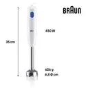 BRAUN MultiQuick 1, Mixeur Plongeant, MQ10.001M, Blanc image 3