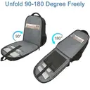 Lunch Backpack for Men Women Work, Sturdy 17 Inch Laptop Backpack with Lunch Compartment, Water Resistant Work Bag with Padded Straps and USB Charging Port, Anti Theft Computer Back Pack for Office Commute College image 4