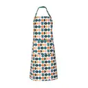 Dexam Apron Retro Spot 100% Cotton Cotton Teal/Peach image 1
